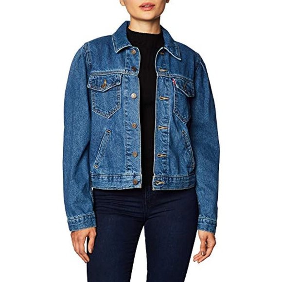 Levi's® Original Puff Sleeve Trucker Isabel Size XS - Picture 2 of 3